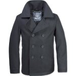 Brandit hommes pea coat noir