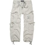 Pantalon cargo homme brandit pure vintage - blanc (vieux blanc 12) - cordon de serrage extra - large