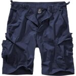 Short bdu ripstop - brandit - marine - 100% coton - 6 poches - taille ajustable