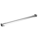 Bras de support - acier inoxydable - 475 cm - chrome poli - design contemporain - accessoires salle de ... Bras de support - acier inoxydable - 475 cm - chrome poli - design contemporain - accessoires salle de ...