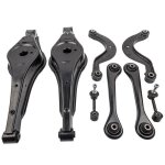 Bras de suspensionpour pour vw golf 5 - 6 touran passat suspension complet jeu 8 pi�ces arri�re