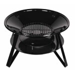 Brasero dext�rieur somagic - cuve arrondie diam. 70cm - acier - noir - charbon