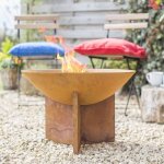 Brasero en fonte kala jaune