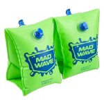 Brassard de natation enfant mad wave - green - 12 ans