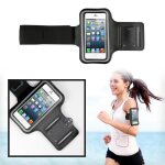 Brassard sport pour iphone savfy noir - pour course  pied - noprne souple - tour de bras 20 - 35cm ...