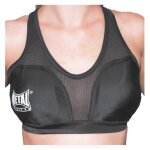 Brassire de boxe - metal boxe - noir - coques anatomiques - confort optimal - lavable en machine