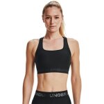 Brassi�re femme - under armour - mid crossback - noir / gris anthracite - maintien mod�r� - respirante ...