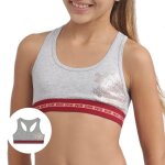 Brassière fille coton stretch dim sport - dim / 4 / bra / 093j / gris / 16 Brassière fille coton stretch dim sport - dim / 4 / bra / 093j / gris / 16
