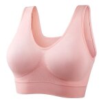 Brassi�re de sport - femmes - grande taille - rose3 - yoga - sans armatures xh388