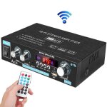 Bravotw 600w amplificateur hifi st�r�o bluetooth 5. 0 fm 2 canaux - class d 4 - 16 ? usb pour voiture ...