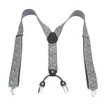 Bretelles hommes - gototop - dos en y - clip en m�tal robuste - noir