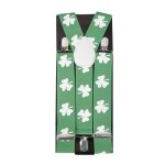 Bretelles trfles irlandais st patrick - ptit clown - accessoire dguisement adulte