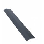Bris de goutti�re 1 m pour plaque nervur�e acier laqu� - l: 1 m - l: 13. 5 cm - gris anthracite ral 7016 ...
