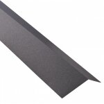 Bris de goutti�re toiture acier galvanis� laqu� mat aspect tuile - l: 1. 2 m - l: 20. 5 cm - gris anthracite ...