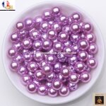 Bricaf - 50 pi�ces ronde en purple mauve violet pour bracelets 10mm perles pour bijoux d�coration art ...