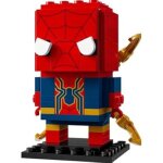 Brickheadz - lego - 40670 - iron spider - man - 150 pices -  partir de 10 ans