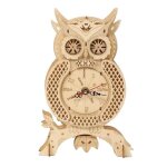 Bricolage 3d hibou horloge modle kits en bois puzzle assemblage jouet pour adultes adolescents cadeau ...