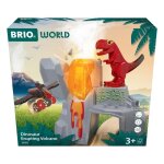 Brio volcan en eruption dinosaure - accessoire pour circuit de train en bois - action de jeu sans pile ...