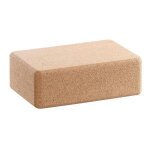 Brique de yoga - naturel - li�ge - antid�rapante - douce au toucher - dimensions 225x76x149mm