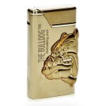 Briquet the bulldog amsterdam tempte lectronique gaz - dore or relief