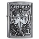 Briquet zippo gemeaux