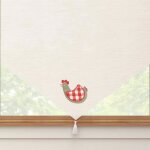Brise bise coton 45x90 cm paulette par soleil docre Brise bise coton 45x90 cm paulette par soleil docre