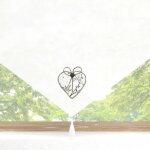 Brise bise en coton 60x90 cm aimee par soleil docre Brise bise en coton 60x90 cm aimee par soleil docre