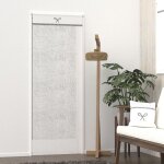 Brise bise coton 70x200 cm emilie blanc par soleil docre