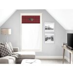 Brise bise pur coton 60x120 cm love rouge par soleil docre