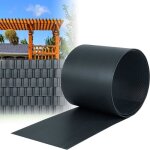 Brise vue en pvc dur anthracite 10x - naizy - 250 x 19 cm - anti - uv r�sistant - cl�ture de jardin balcon ...