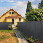 Brise - vue en pvc - naizy - 90 x 300 cm - anthracite - protection uv - pour jardin balcon et terrasse ...