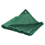 Brise - vue occultant 90% vert 1x10 m poly�thyl�ne renforc� 300 g / m� anti - uv d�coupable 4 ?illets ...
