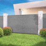 Idmarket brise vue haute densit� 15 x 10 m gris clair 300 gr / m� qualit� pro