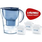 Brita blue marella xl 3 pack de pichet purificateur deau filtrée pichet intelligent propre pot filtré ... Brita blue marella xl 3 pack de pichet purificateur deau filtrée pichet intelligent propre pot filtré ...