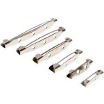 Broche epingle plate 19 (mm) (10pcs) argent�