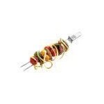 Brochettes � barbecue - gefu - twingo - set de 2 pi�ces - acier inoxydable - lavable au lave - vaisselle ...