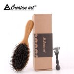 Brosse à cheveux en soies de sanglier peigne en bois brosse à cheveux naturelle en bois de palette de ... Brosse à cheveux en soies de sanglier peigne en bois brosse à cheveux naturelle en bois de palette de ...