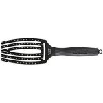 Brosse d�m�lante - olivia garden - finger - noir - antistatique - ergonomique