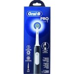 Brosse  dents lectrique - oral - b - pro 1 cross action - noir - portable - douce
