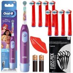 Brosse  dents lectrique enfant - oral - b - stages power princess - avec 9 brossettes extra douces