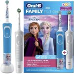 Brosse  dents lectrique - oral - b - family edition vitality pro et kids frozen - enfant et adulte