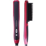 Brosse lissante chauffante lisseur cheveux  ions professionnel ceramique temprature anti scald anti ...