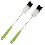 Brosse de nettoyage de bouteille2 pcs tube brosses pour bouteille en verre bb biberon bouilloire claviertuya ...