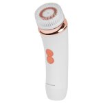 Brosse nettoyante visage lectrique avec 2 ttes brossantes exfoliante proficare grb 3081 blanc / orange ...
