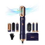 Brosse s�che - cheveux 6 en 1 s�che - cheveux ionique avec brosse massante � air chaud brosse s�che - ...