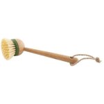 Brosse  vaisselle - point virgule - rixx - avec poigne - en bambou - 185cm