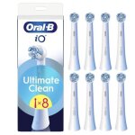 Brossettes - oral - b - io refills ultimate clean - pack de 8 - blanc