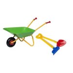 Brouette avec pelle et r�teau - rolly toys - charge max. 25 kg - jaune / rouge
