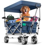 Brouette - tectake - chariot de jardin chariot de transport nico avec roues en plastique pour faciliter ...