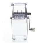 Secret de gourmet - broyeur  glace manuel - lames en mtal - 16 x 24 cm